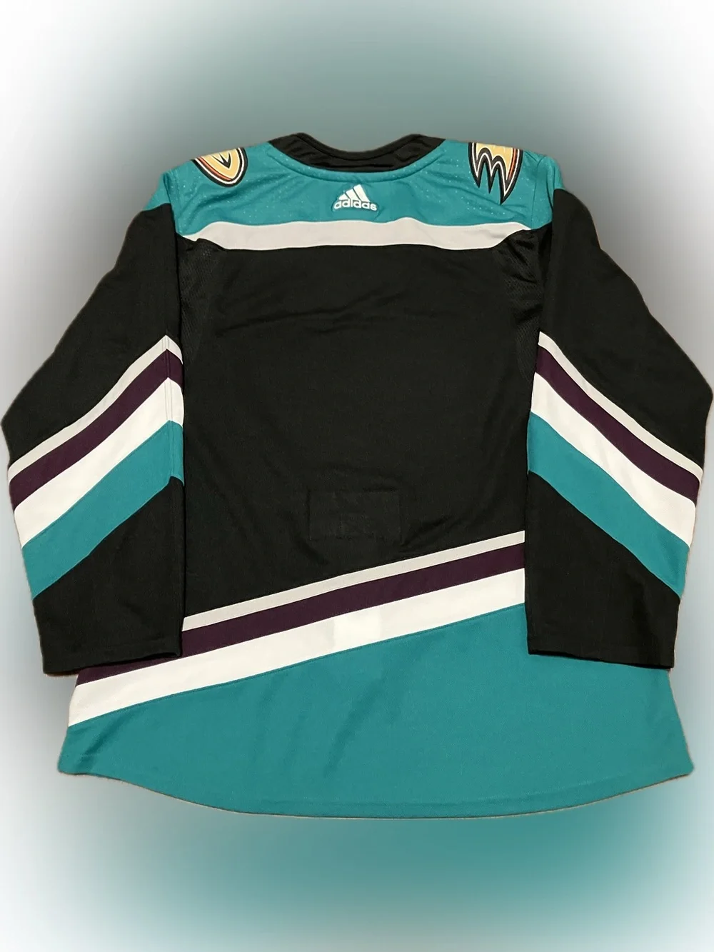 Anaheim Ducks Blank 25th Anniversary Adidas NHL Hockey Jersey Size 50